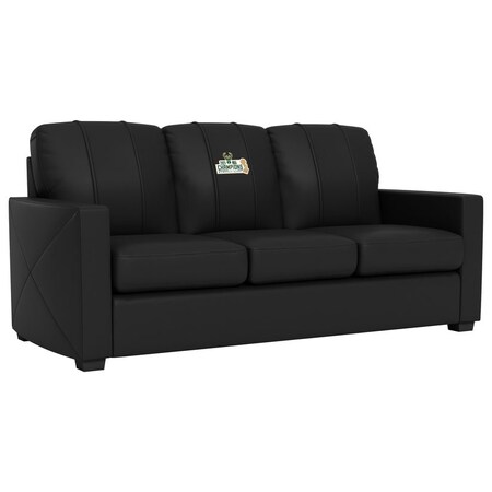 Dreamseat Silver Sofa with Milwaukee Bucks 2021 Champions Logo XZ7759001SOCDBK-PSNBA31053